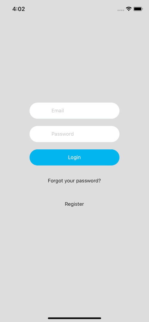 Free React Native Login Form Ui Example Template