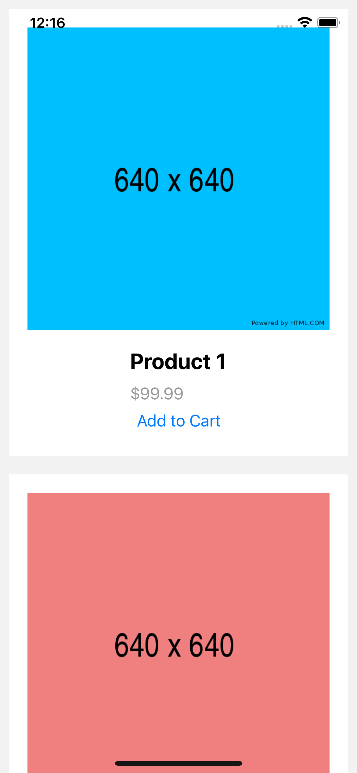 react-native-simple-product-list-template